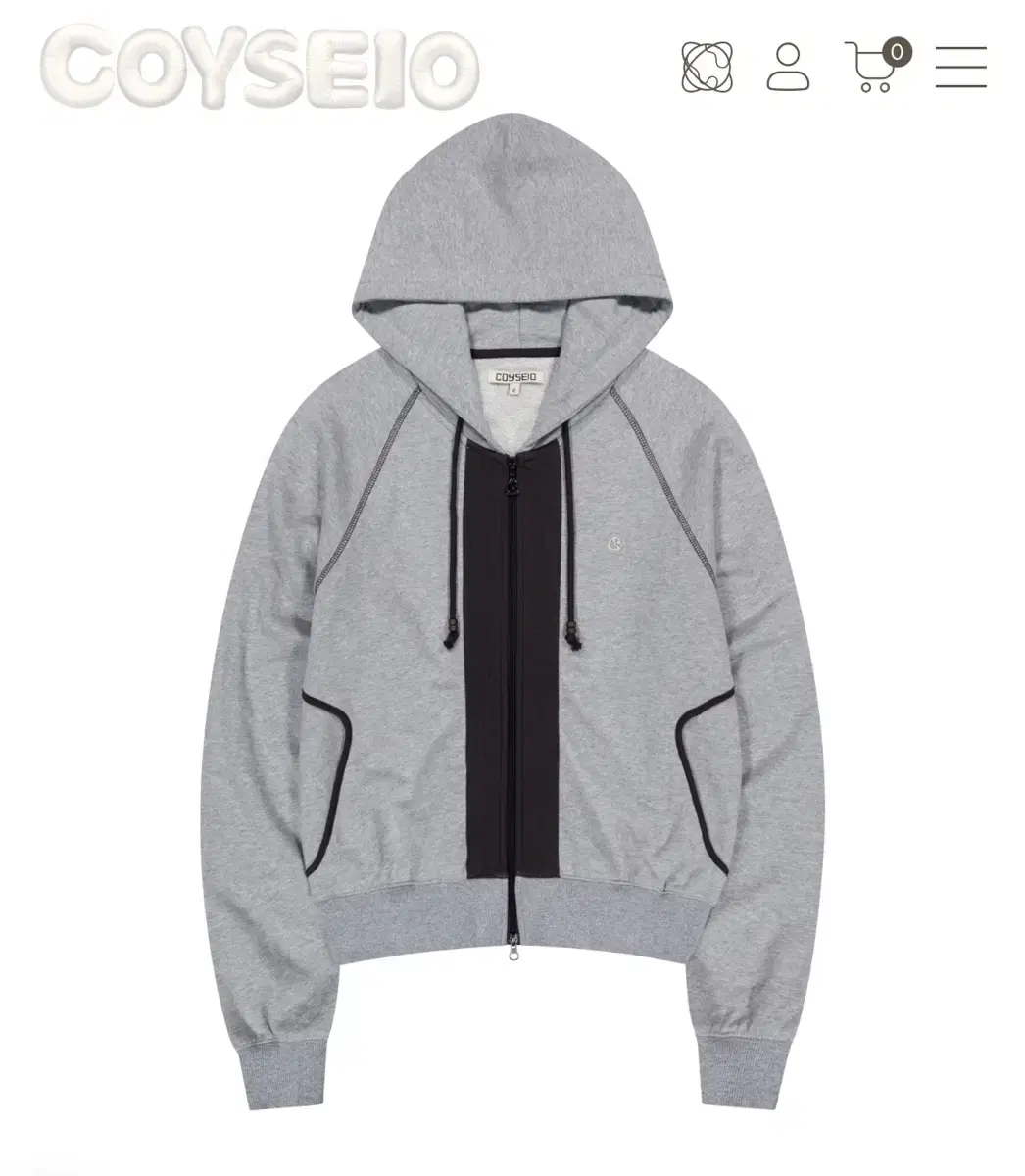Cozy Worldwide zip-up hoodie on Bunjang Global Site.